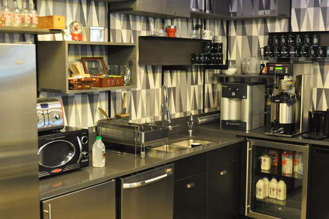 Modern kitchen area